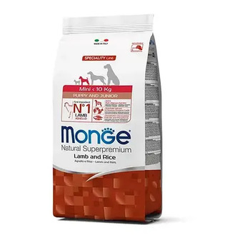 УЦІНКА Сухий корм Monge Dog Mini Puppy & Junior 7.5 кг для цуценят та юніорів маленьких порід ягню з рисом