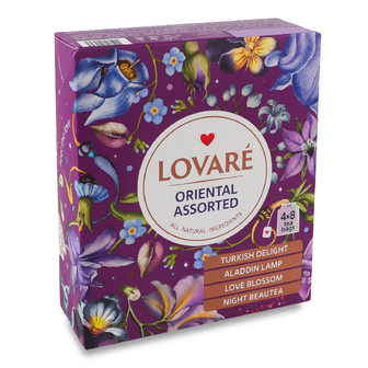 Чай чорний Lovare Oriental Assorted 4 види, 32*2г
