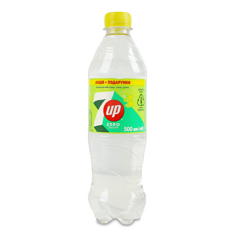 Напій 7UP Нуль цукру, 0.5л