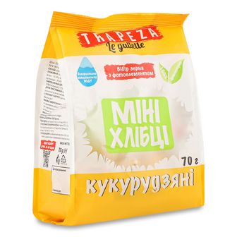Міні-хлібці Trapeza кукурудзяні, 70г