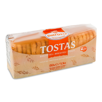 Тости Diatosta Tostagrill пшеничні, 150г