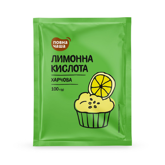 Кислота лимонна  «Повна Чаша»® харчова, 100г