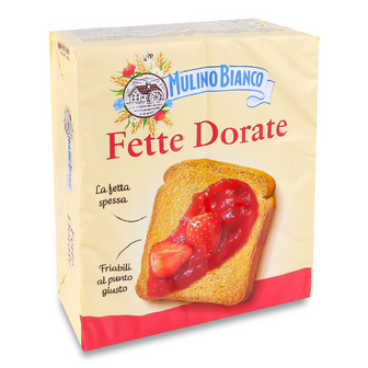 Тости Mulino Bianco Fette Dorate пшеничні, 315г