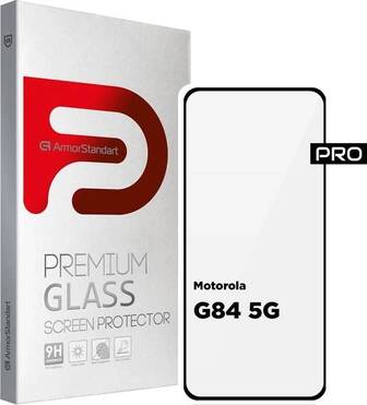 Захисне скло для смартфону Armorstandart Pro for Motorola G84 5G Black (ARM70890)