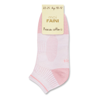 Шкарпетки дитячі moi Faini 413014 рожеві р.22-24, 1 пара