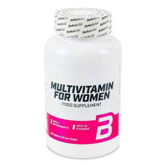 Добавка дієтична BiotechUSA Multivitamin for Women, 60шт