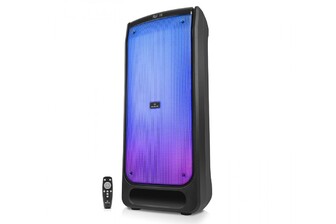 Колонка REAL-EL X-797 Black (90Вт, Bluetooth, USB, microSD, AUX, 2Mic караоке, RGB, TWS, 8000мА*год)