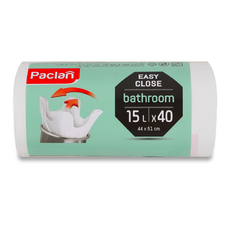 Мішки для сміття Paclan Bathroom 15 л, 40шт
