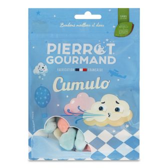 Цукерки Pierrot Gourmand Хмаринки фруктові жувальні, 80г