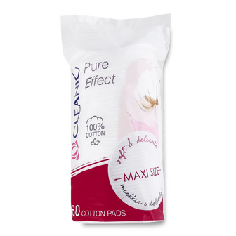 Диски ватні Cleanic Pure effect Maxi, 60шт