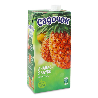 Нектар «Садочок» ананасово-яблучний неосвітлений, 0.95л