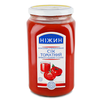 Сік Ніжин томатний з сіллю с/б, 920г