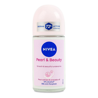 Дезодорант кульковий Nivea «Краса перлин» антиперспірант, 50мл