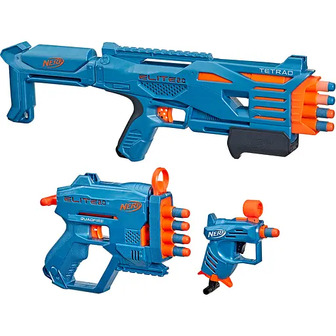 Набір бластерів Hasbro Nerf Elite 2.0 Stockpile Pack, з 10 стрілами, 3 шт. (F5031)