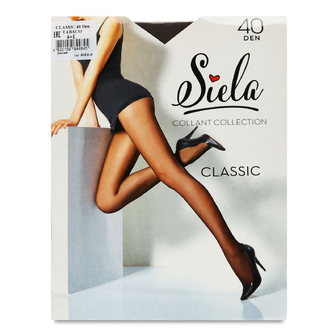 Колготки жіночі Siela Classic 40 den tabaco р.4, шт