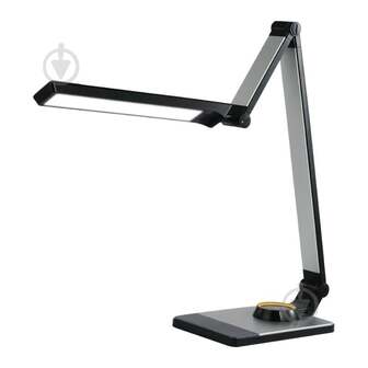 ВИТРИНА! Настольная лампа LightMaster DE1144 LED 10 Вт черный с серебристым