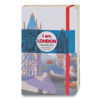 Записник Moleskine I am London в лінію середній, шт