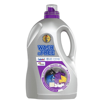 Гель для прання Wash&Free Жасмін та лаванда, 5000г