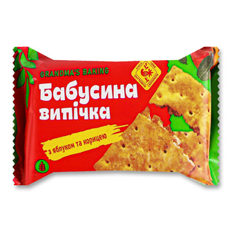 Печиво Zhytomir «Бабусина випічка» з яблуком та корицею, 68г