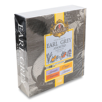 Набір чаю чорного Basilur Earl Grey Assorted, 40*2г/уп