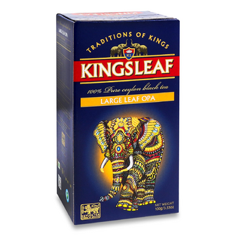 Чай чорний Kingsleaf Large Leaf OPA, 100г