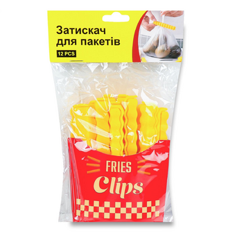Затискач для пакетів WP 12 шт. 986127, 12шт
