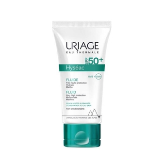 Сонцезахисний флюїд SPF 50 Uriage Hyseac SPF 50 Fluid термін придатності 09.2026