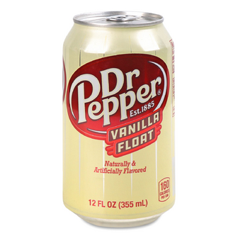 Напій Dr.Pepper Vanilla Float газований з/б, 0.355л