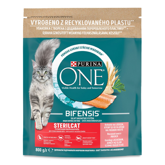 Корм для стерильних котів Purina One Bifensis сухий, 800г