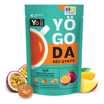 Чай Yogoda маракуя-манго-мускатний горіх концентрат д/п, 50г