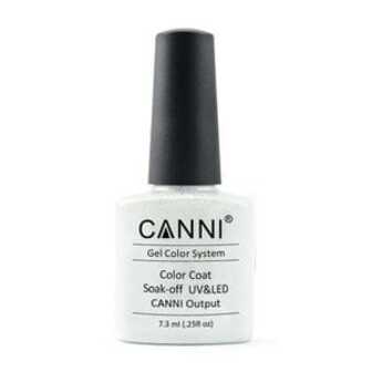 Гель-лак для нігтів Canni Gel Color System Color Coat Soak-off UV&LED 005 Блискітки світле золото, 7.3 мл