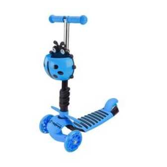 Дитячий самокат Shantou Jinxing Scooter триколісний, зі світлом, від 3 років, синій (SC2501)