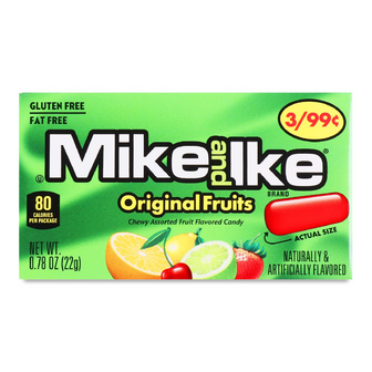 Драже Mike and Ike оригінальне фруктове, 22г