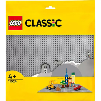 Конструктор LEGO Classic Базова пластина сірого кольору 1 деталь (11024)