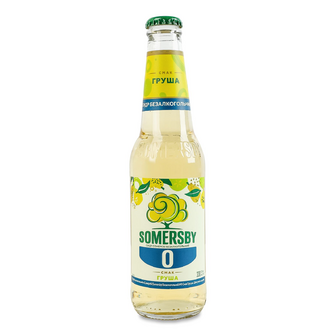 Сидр Somersby Груша безалкогольний, 0.33л