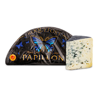 Сир Papillon Fromageriesn «Рокфор Блек» АОP 52% з овечого молока, 100г