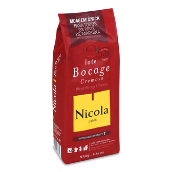 Кава мелена Nicola Bocage cremoso смажена натуральна, 250г