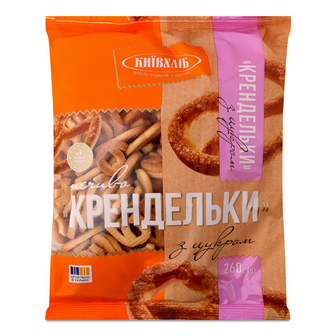 Печиво «Київхліб» крендельки з цукром, 260г