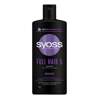 Шампунь Syoss Full Hair 5 для тонкого волосся без об'єму, 440мл