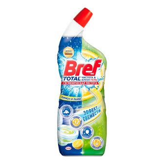 Засіб для чищення унітазу Bref Power Aktiv Gel Lemon, 700мл
