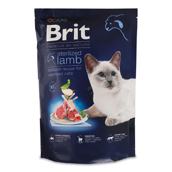 Корм для котів Brit Premium Nature Sterilized Lamb, 800г