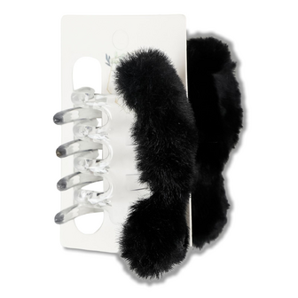 Заколка Flora accessories Краб Метелик хутряний в асортименті, шт