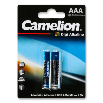 Батарейка Camelion LR03-BP2 DIGI, 2шт