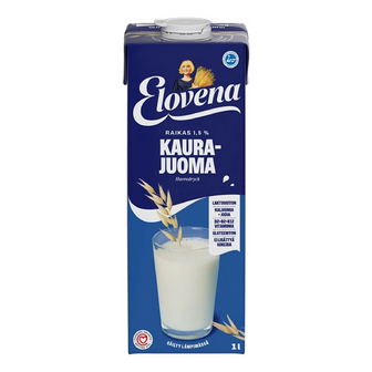Напій Elovena вівсяний для каш 1,5%, 1л