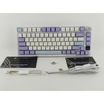 Клавіатура Ajazz AK820 Pro Flying Fish Switch Purple RGB USB/Wireless/Bluetooth UA Purple (AK820PRO-FF-PWB)