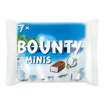 Батончики Bounty Minis шоколадні, 227г