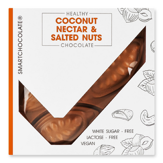 Шоколад SmartChocolate Coconut Nectar&Salted Nuts, 75г