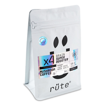 Кава мелена Rute Brain Super Booster з екстрактом грибів, 250г