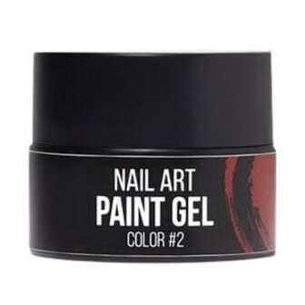 Гель-фарба для нігтів NUB Paint Gel 02 Червона, 5 г