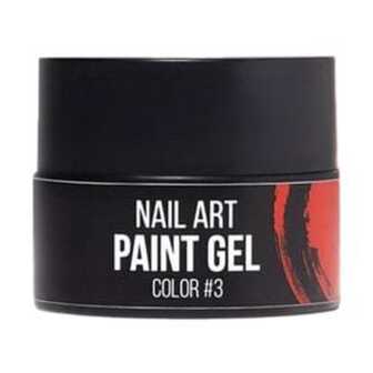 Гель-фарба для нігтів NUB Paint Gel 03 Яскраво-червона, 5 г